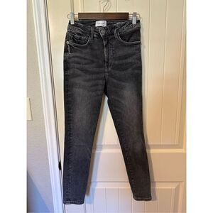 Frame Le One Skinny Crop Gray Jeans Size 1 LOSKC631